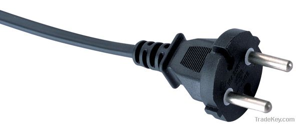European CEE 7/17 plug (VDE approved) 16A/250V with AC power cord