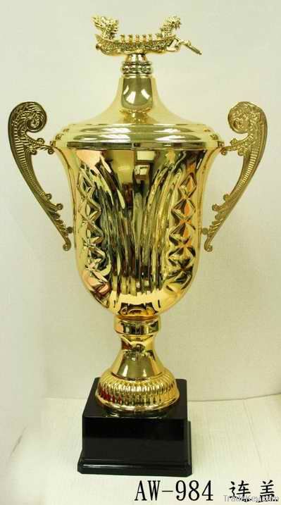 Large metal trophy