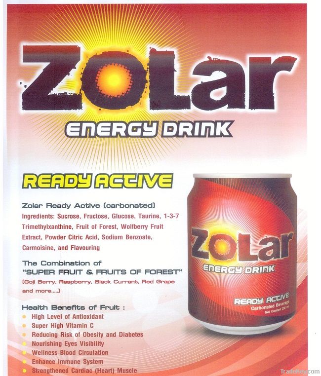 Zolar Energy Drinks