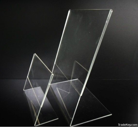 Acrylic Counter Sign Poster Holder Frame
