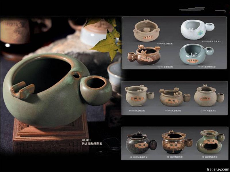 Ceramic Ashtrays in various styles