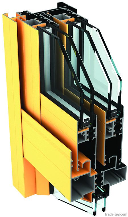 Thermal Break Energy Saving Aluminium Window Profile