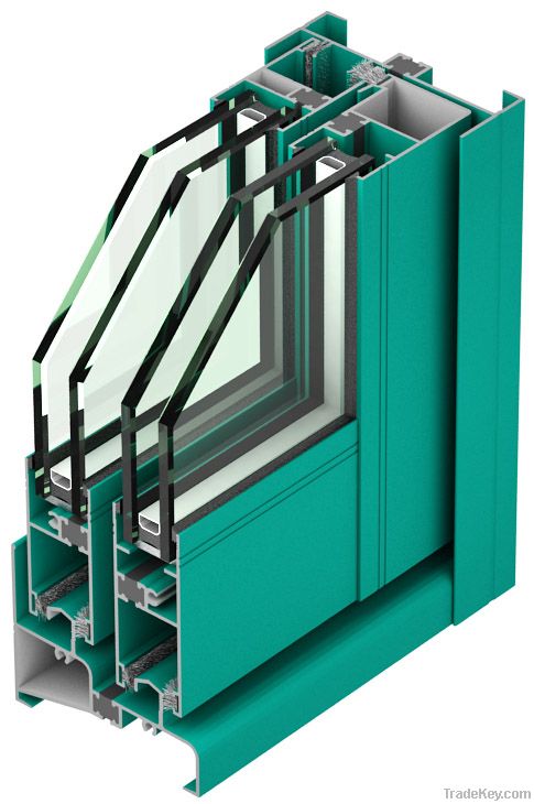 Thermal Break Energy Saving Aluminium Window Profile