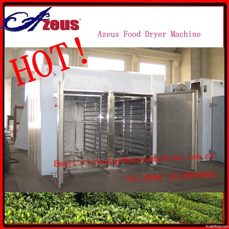 Hot air food dryer machine for fruits