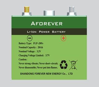 20Ah AFOREVER car battery cell for EV, HEV, PHEV, E-BUS, UPS