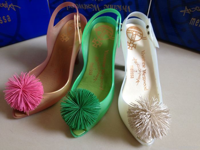 Women Jelly Heels Ball Plastic Shoes Open toe