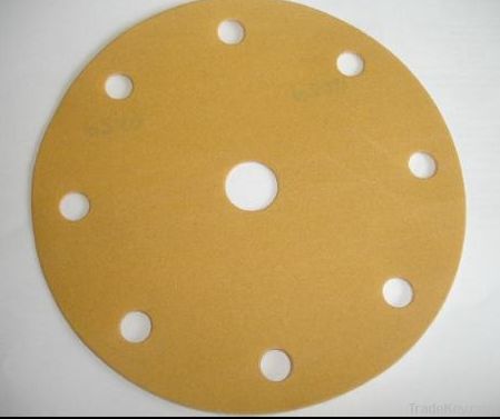 Yellow Coated Sanding Discs