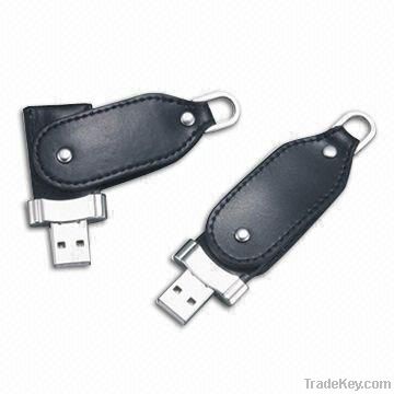leather USB flash drive