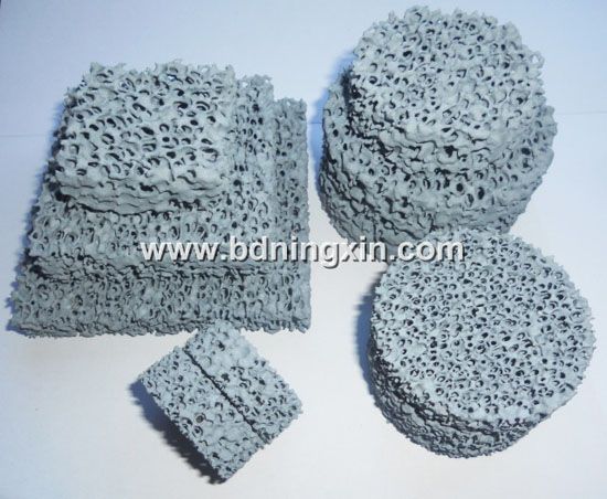 Silicon carbide ceramic foam filter