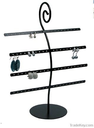 Black 40 Pair Earring Display Rack