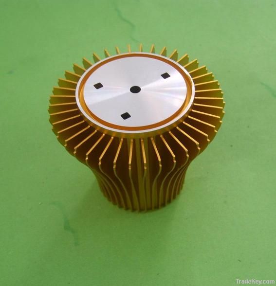 LED round aluminum die casting  heat sinks