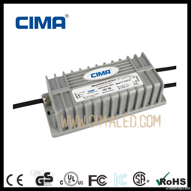 170*250V Input Manufacture Breathing 12V 60W 2.5Aled power supply Ce&R
