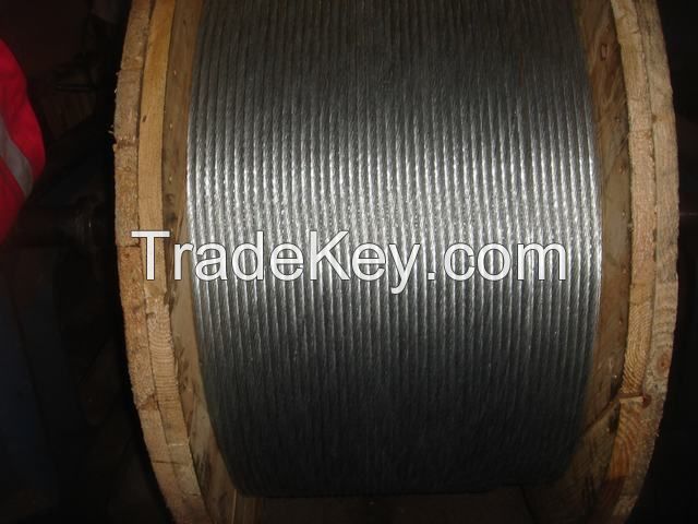 HIGH TENSILE HOT DIPPED GALVANIZED ACSR STEEL WIRE