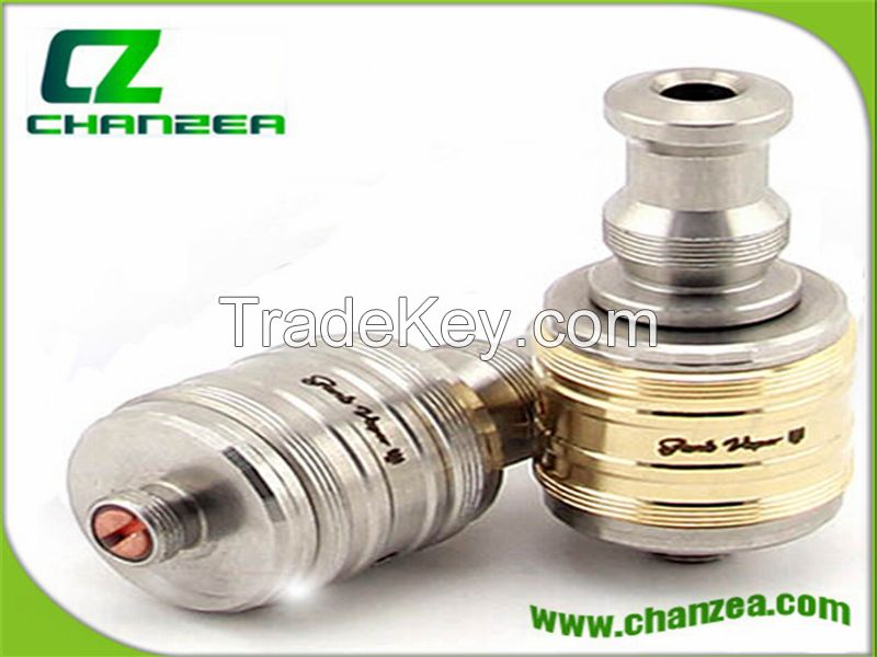 Stainless steel e cigarette rebuildable drip atomizer trident atomizer