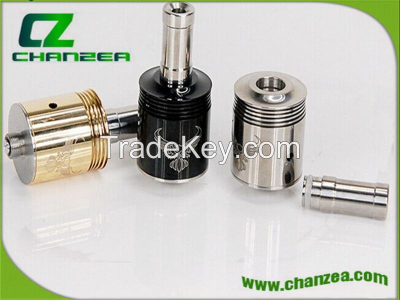 2014 Most Popular High Qaulity Patriot Atomizer Rebuildable Clone Copper Ss Gold Black Patriot Atomizer