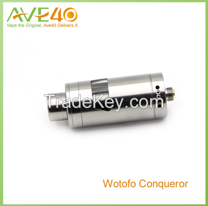 2016 New Conception Design RTA Atomizer Conqueror 100% Original Wotofo 4ml Conqueror RTA Tank with Dual Postless Buid Deck