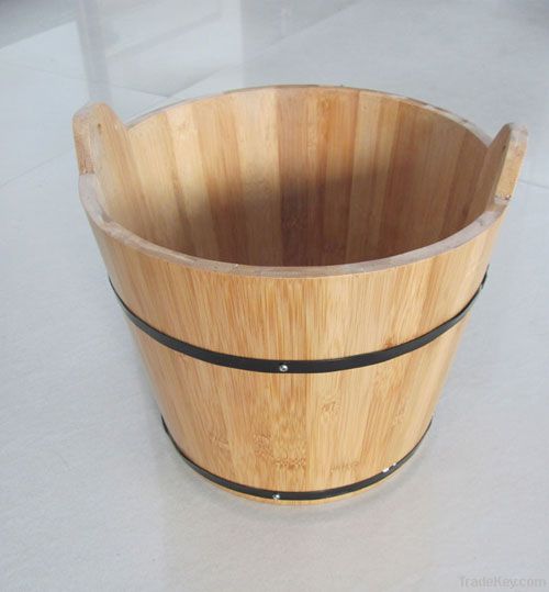 Bamboo ice bucket, Bamboo receive barrel