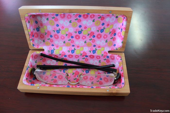 Bamboo glasses case, environmental protection, glasses box, fashion gl