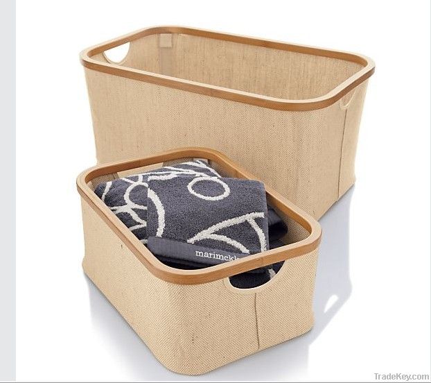 Bamboo clothes storage box, Bamboo the towel storage box