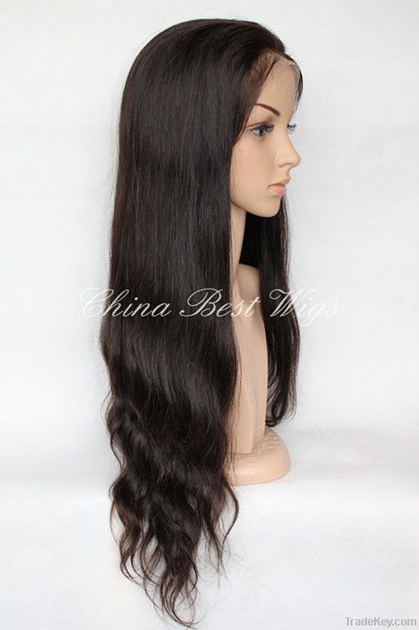 22 inch natural color straight 100% human hair Brazilian virgi