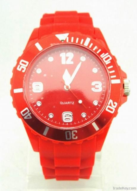 Dongguan Dingfeng Waterproof silicone bracelet watch