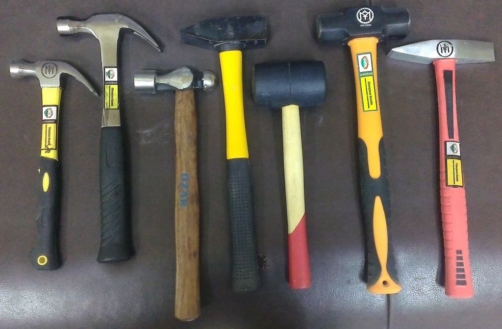 Claw / Ball Pein / Mechanist / Rubber Mallet / Sledge / Chipping Hammer