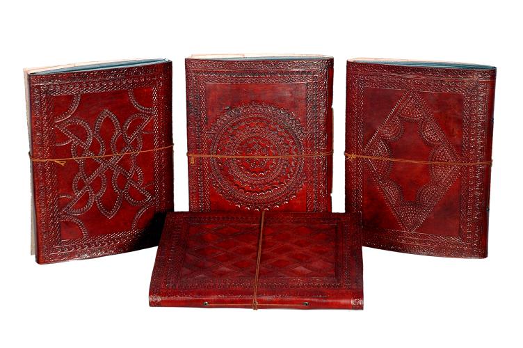 leather handmade diary's