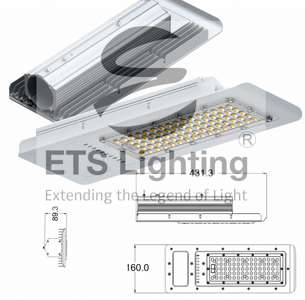 LED Streetlight  90W ET-90-A1 TUV