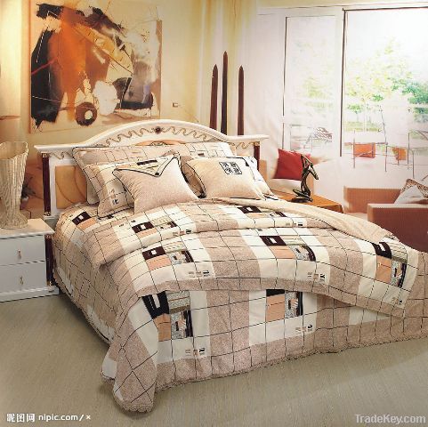 printed bed set