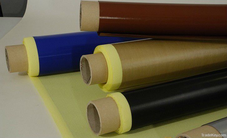 PTFE coated fiberglass adhesive tapes