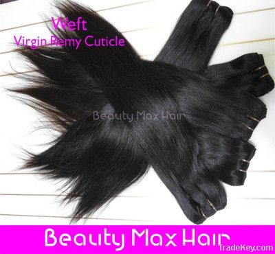 No shedding Brazilian hair weft natural color straight