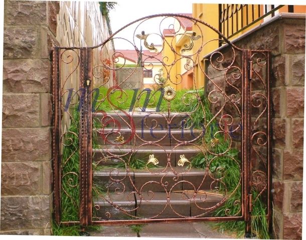 wrought  iron gates