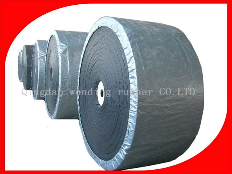 Rubber heat resistant conveyor belt