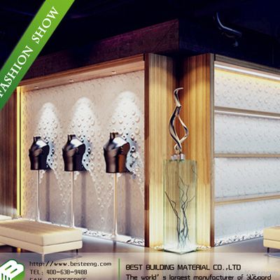 Friendly 3d interior decorative wall panel