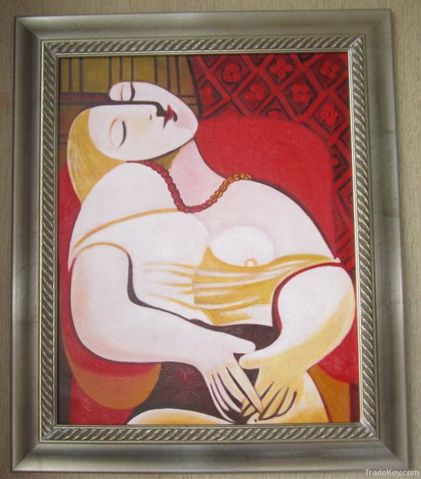 Handpainted oil painting Picasso Dream