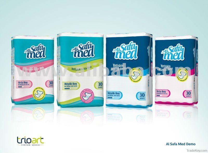 AlsafaMed Adult Diaper Standard Package
