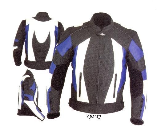 Motorbike Jacket Leather C M 103