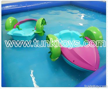 paddler boat aqua kids boat water children hand boat