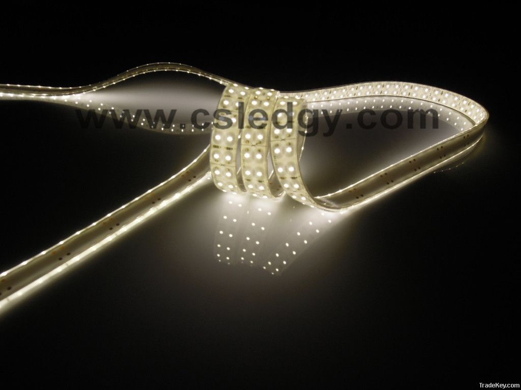 Waterproof LED strip with IP68, suitable for interiorr and ecterior use