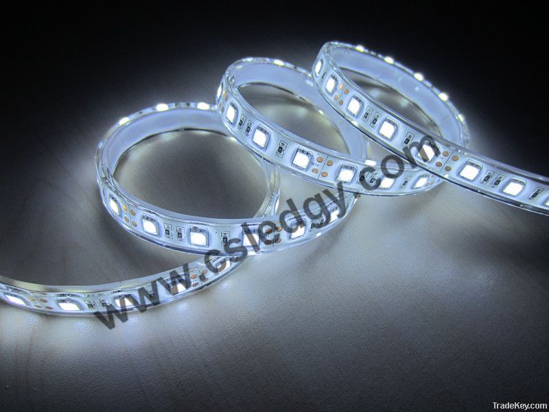 Waterproof LED strip with IP68, suitable for interiorr and ecterior use