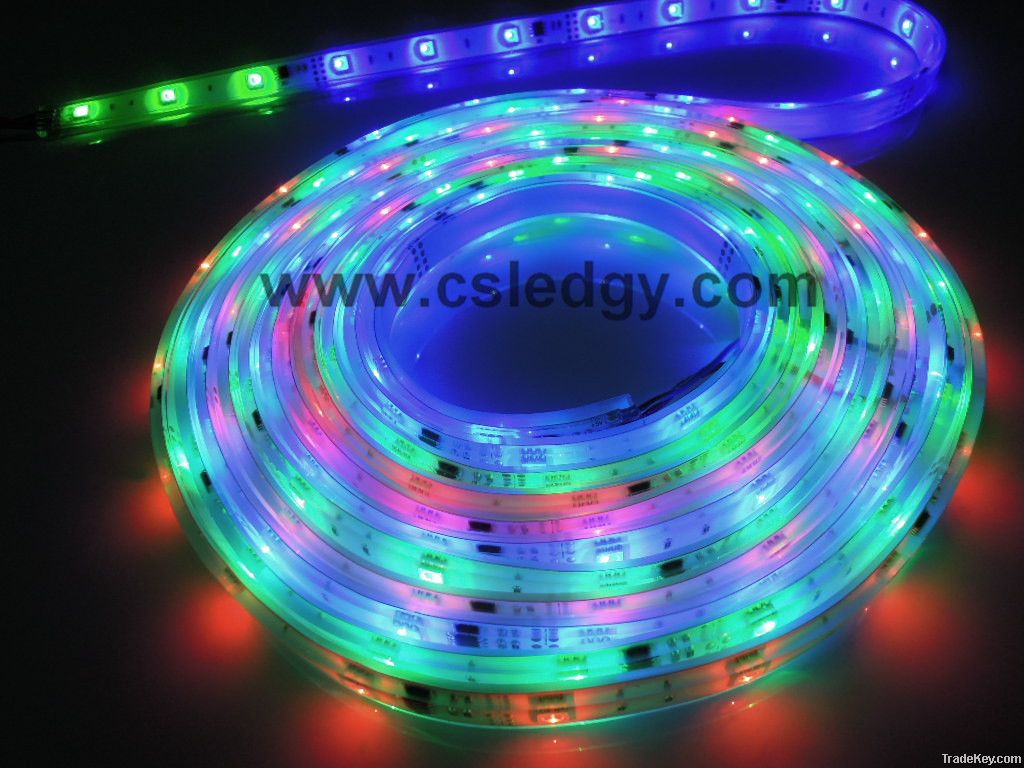 Waterproof LED strip with IP68, with color change