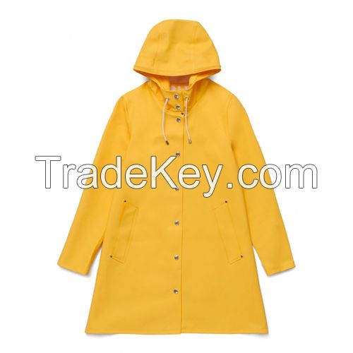 Fulbag High quality breathable  PU rain jacket for woman  FB18002