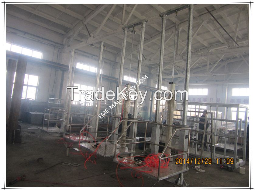 Food Processer Cattle Abattoir (slaughter) Dual-Pillar Pneumatic Elevator