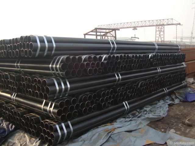 Welded black steel pipe/ tube