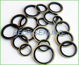 high temperature rubber bonded washer seal