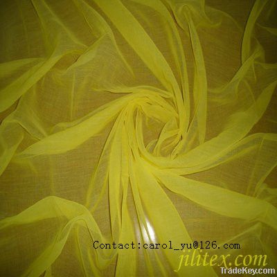100% polyester Spun voile fabric for scarf/shawls/pareo/dress