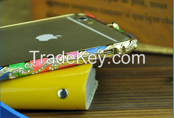 for iphone 5 diamond bumper , for apple iphone 5 diamond bumper frame , for iphone 5 damond Metal Aluminium bumper case