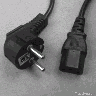 European Power Cord with Iec C13 Connector (D03/QT3)