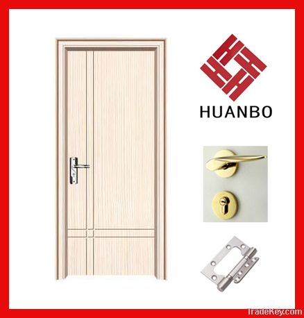 High quality MDF PVC Wooden Doors for interiors