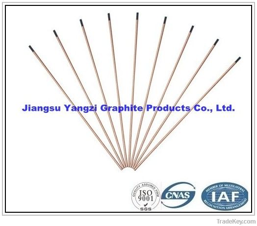 Copper coated gouging carbon rod